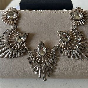 Elegant Silver Statement Necklace